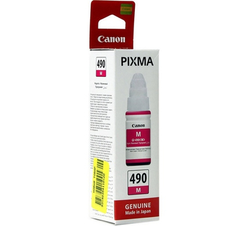 Чернила Canon GI-490 PIXMA G1400/G2400/G3400 Magenta 70ml (0665C001) - Фото №1