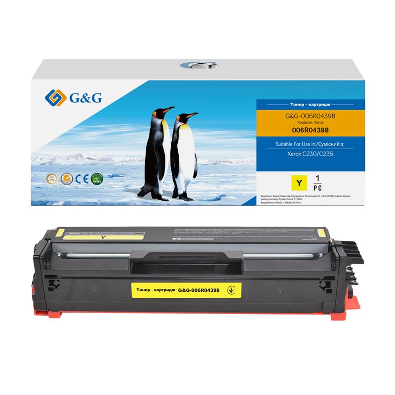 Картридж G&G для Xerox C230/C235 Yellow (2500 стр.)