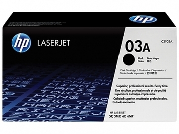 Тонер-картридж HP LaserJet 5P / 5MP / 6P / 6MP ресурс ~ 4000 стр @ 5% (A4) (C3903A) Original - Фото №1