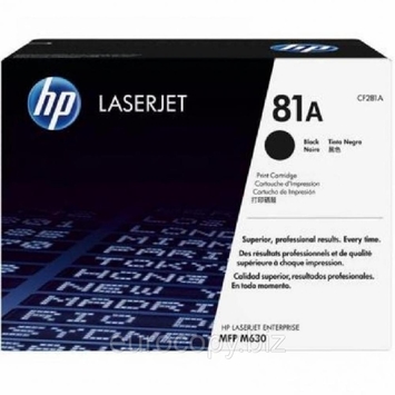 Тонер-картридж HP LaserJet 81A M604 / M605 / M606 / M630 ресурс ~ 10500 стр @ 5% (A4) (CF281A) Original - Фото №1