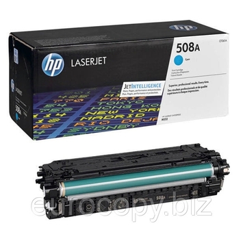 Тонер-картридж HP 508A Color LaserJet M552dn/M553dn/n/x ресурс ~ 5000 стр @ 5% (A4) Cyan (CF361A) Original - Фото №1