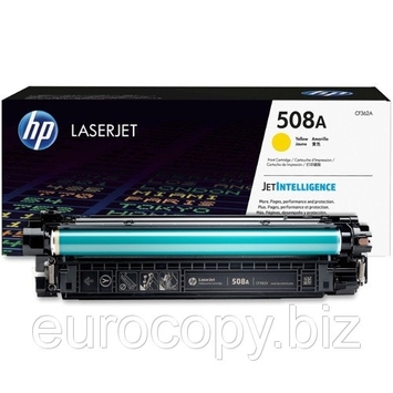 Тонер-картридж HP 508A Color LaserJet M552dn / M553dn / n / x ресурс ~ 5000 стр @ 5% (A4) Yellow (CF362A) Original - Фото №1
