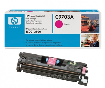 Тонер-картридж HP Color LaserJet 1500/2500 ресурс ~ 4000 стр @ 5% (A4) Magenta (C9703A) Original - Фото №1