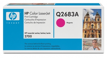 Тонер-картридж HP Color LaserJet 3700 ресурс ~ 6000 стр @ 5% (A4) Magenta (Q2683A) Original в упаковке ОЕМ - Фото №1