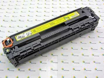 Тонер-картридж HP Color LaserJet 131A M276n/M276nw/M251n/M251nw ресурс ~ до 700 стр @ 5% (A4) Yellow (CF212A) Original в упаковке OEM! - Фото №1