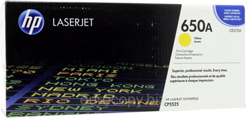 Тонер-картридж HP Color LaserJet CP5525 / CP5225 ресурс ~ 15000 стр @ 5% (A4) Yellow (CE272A) Original - Фото №1