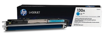 Тонер-картридж HP 130A LaserJet M176n / M177fw ресурс ~ 1000 стор @ 5% (A4) Cyan (CF351A) Original - Фото №1