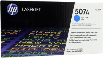 Тонер-картридж HP LaserJet Enterprise 500 Color M551n / M551dn / M551xh / M570 / M575 ресурс ~ 6000 стр @ 5% (A4) Cyan (CE401А) Original - Фото №1