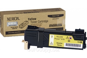 Тонер-картридж Xerox PH6125 ресурс 1 000 сторінок5% (A4) Yellow (106R01337) Original - Фото №1