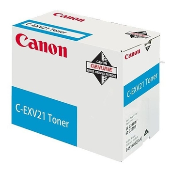 Тонер-картридж Canon C-EXV21 для iR2880/2880i/3380/3380i ресурс 14 000 стр@6% (А4) Cyan (0453B002) Original - Фото №1