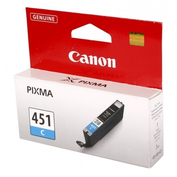 Чернильница Canon CLI-451C Cyan PIXMA MG5440 (6524B001) - Фото №1