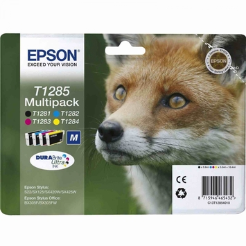 Картридж Epson St SX125 Bundle (C,M,Y,Bk) (C13T128540101) - Фото №1