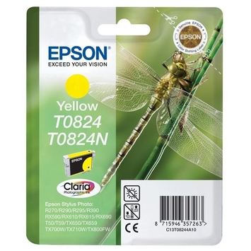 Картридж Epson StPhoto R270 yellow 7,5мл (C13T11244A10) - Фото №1