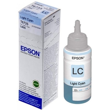 Контейнер із чорнилом Epson L800 light cyan 70 мл (C13T67354A) - Фото №1