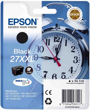Картридж Epson WF-7620 black XXL (C13T27914020) - Фото №1