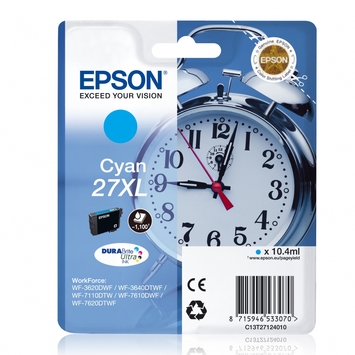 Картридж Epson WF-7620 cyan XL (C13T27124020) - Фото №1