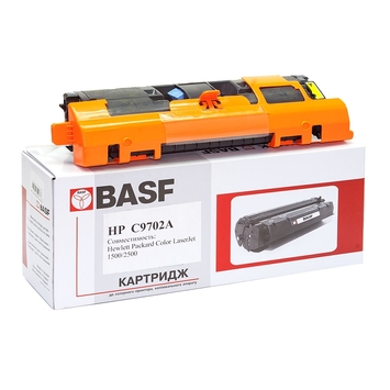 Картридж тонер BASF для HP Color LaserJet 1500/2500 C9702A Yellow (BC9702A) - Фото №1