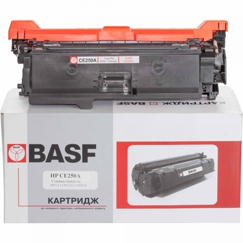 Картридж тонер BASF для HP Color LaserJet CM3530/CP3525 (CE250A) Black (BASF-KT-CE250A) - Фото №1