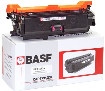 Картридж тонер BASF для HP Color LaserJet CM3530/CP3525 (CE253A) Magenta (WWMID-81632) - Фото №1