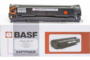 Картридж тонер BASF для HP Color LaserJet CP1215/CP1515/CM1312 CB543A Magenta (BASF-KT-CB543A) - Фото №1