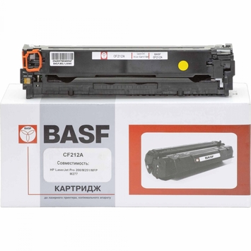 Тонер-картридж BASF для HP Color LaserJet M276n/M251n CF212A Yellow (BASF-KT-CF212A) - Фото №1
