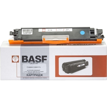Картридж тонер BASF для HP CP1025/1025nw CE311A Cyan (BASF-KT-CE311A) - Фото №1