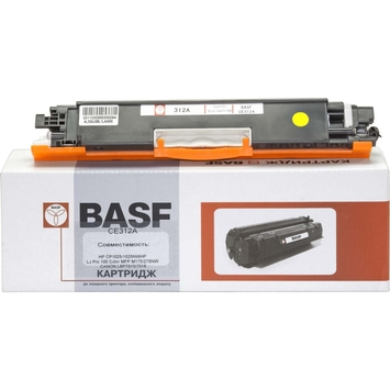 Картридж тонер BASF для HP CP1025/1025nw CE312A Yellow (BASF-KT-CE312A) - Фото №1