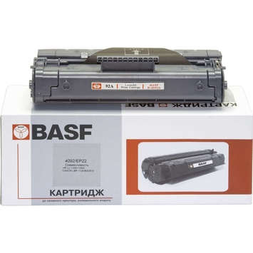 Картридж тонер BASF для HP LaserJet 1100, Canon LBP-800/810 C4092A Black (BASF-KT-C4092A) - Фото №1