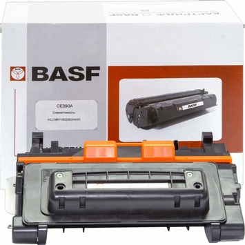 Тонер-картридж BASF для HP LaserJet Enterprise M4555 CE390A Black (BASF-KT-CE390A) - Фото №1