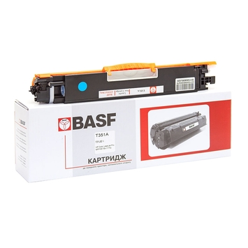 Картридж тонер BASF для HP LaserJet M176n/M177fw CF351A Cyan (BASF-KT-CF351A) - Фото №1