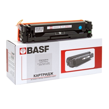 Тонер-картридж BASF для HP LaserJet M252/M277 CF401A Cyan (BASF-KT-CF401A) - Фото №1