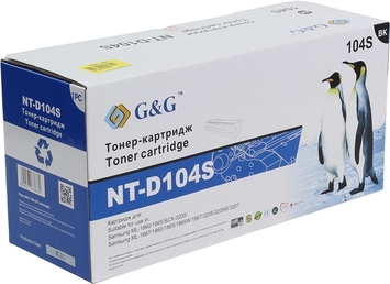 Тонер-картридж G&amp;G для Samsung ML-1660/1665/SCX-3200/3205 аналог MLT-D104S Black (G&amp;G-D104S) - Фото №1