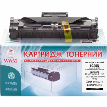 Тонер-картридж WWM для Samsung ML-1210/1220/1250 ML-1210D3/XEV Black (LC15N) - Фото №1