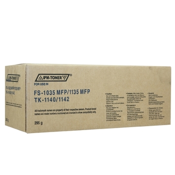 Тонер-картридж IPM для Kyocera Mita FS-1035/1135 аналог TK-1140 Black 295г (TKKM107) - Фото №1