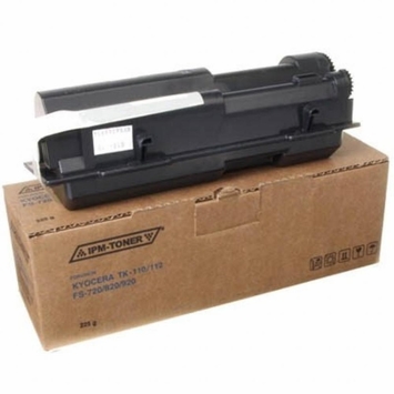 Тонер-картридж IPM для Kyocera Mita FS-720/820/920/1016 аналог TK-110 Black 225г (TKKM86) - Фото №1