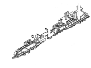Нижняя часть сепараторной площядки (Lower Guide Seperator Assembly) HP LaserJet 1018/1020/1022 (RC1-5571) - Фото №1