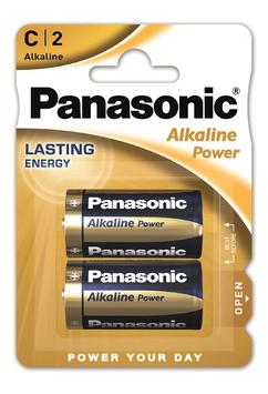 Батарейка Panasonic Alkaline Power C BLI 2, 1.5 V 2шт. (LR14REB/2BP ) - Фото №1