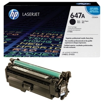Заправка картриджа HP Color LaserJet CP4025dn black (CE260A) - Фото №1