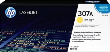 Заправка картриджа HP  Color LaserJet CP5220 series Yellow (CE742A) - Фото №1