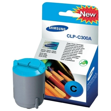 Заправка картриджа Samsung CLP-300 cyan (CLP-C300A) - Фото №1