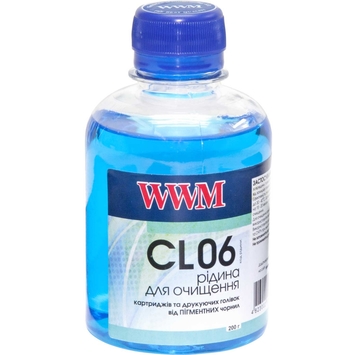 Очищающая жидкость WWM для пигментных черных чернил 200г (CL06) - Фото №1