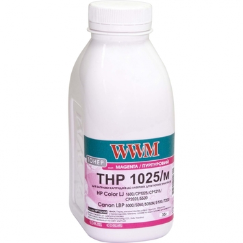 Тонер WWM THP 1025/m для HP CLJ CP1025 бутль 35г Magenta (HP1025M) - Фото №1