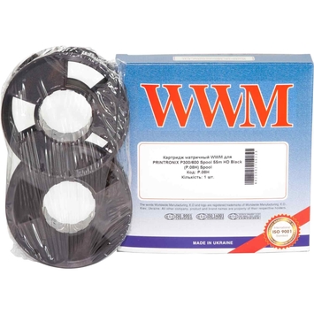 Картридж WWM для Printonix P300/600 Spool 55m HD Black (P.08H) - Фото №1