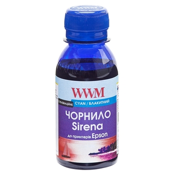 Чернила WWM SIRENA для Epson 100г Cyan сублимационные (ES01/C-2) - Фото №1