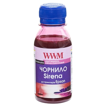 Чернила WWM SIRENA для Epson 100г Light Magenta сублимационные (ES01/LM-2) - Фото №1