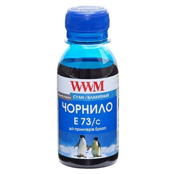 Чорнило WWM для Epson Stylus CX3700/TX119/TX419 100г Cyan Водорозчинні (E73/C-2) - Фото №1