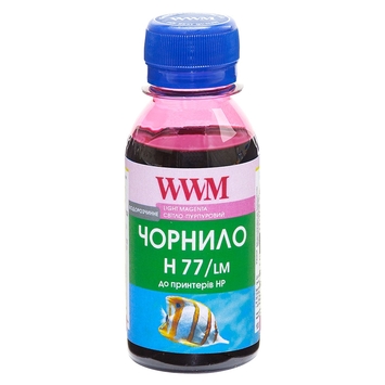 Чорнило WWM для HP №177/85 100г Light Magenta Водорозчинні (H77/LM-2) - Фото №1