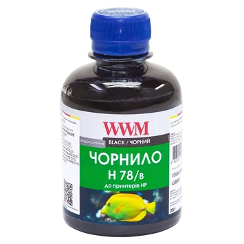 Чернила WWM для HP №178 200г Black Водорастворимые (H78/B) - Фото №1