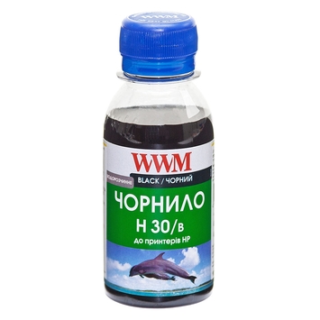 Чорнило WWM для HP №21/121/122 100г Black Водорозчинні (H30/B-2) - Фото №1