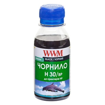 Чернила WWM для HP №21/121/122 100г Black Пигментные (H30/BP-2) - Фото №1